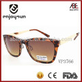 top quality plastic unisex sunglasses brand with combined temple